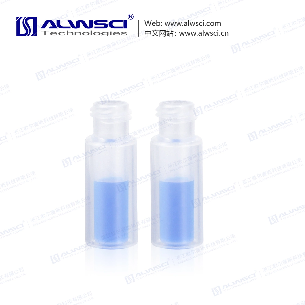 2ml 11mm 12X32mm PP Snap Top Vial with 0.7ml Micro Insert for Lab