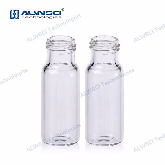 Alwsci 2ml 1.8ml 1.5ml 8-425 Clear Glass Screw Vial with Patch for Chromatography