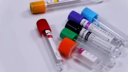 Tubos de teste de sangue a vácuo de amostras coloridas de alta qualidade