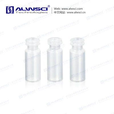  2ml 11mm PP Snap Top Vial com 0,7ml Micro-Vial Transparente.  12X32mm